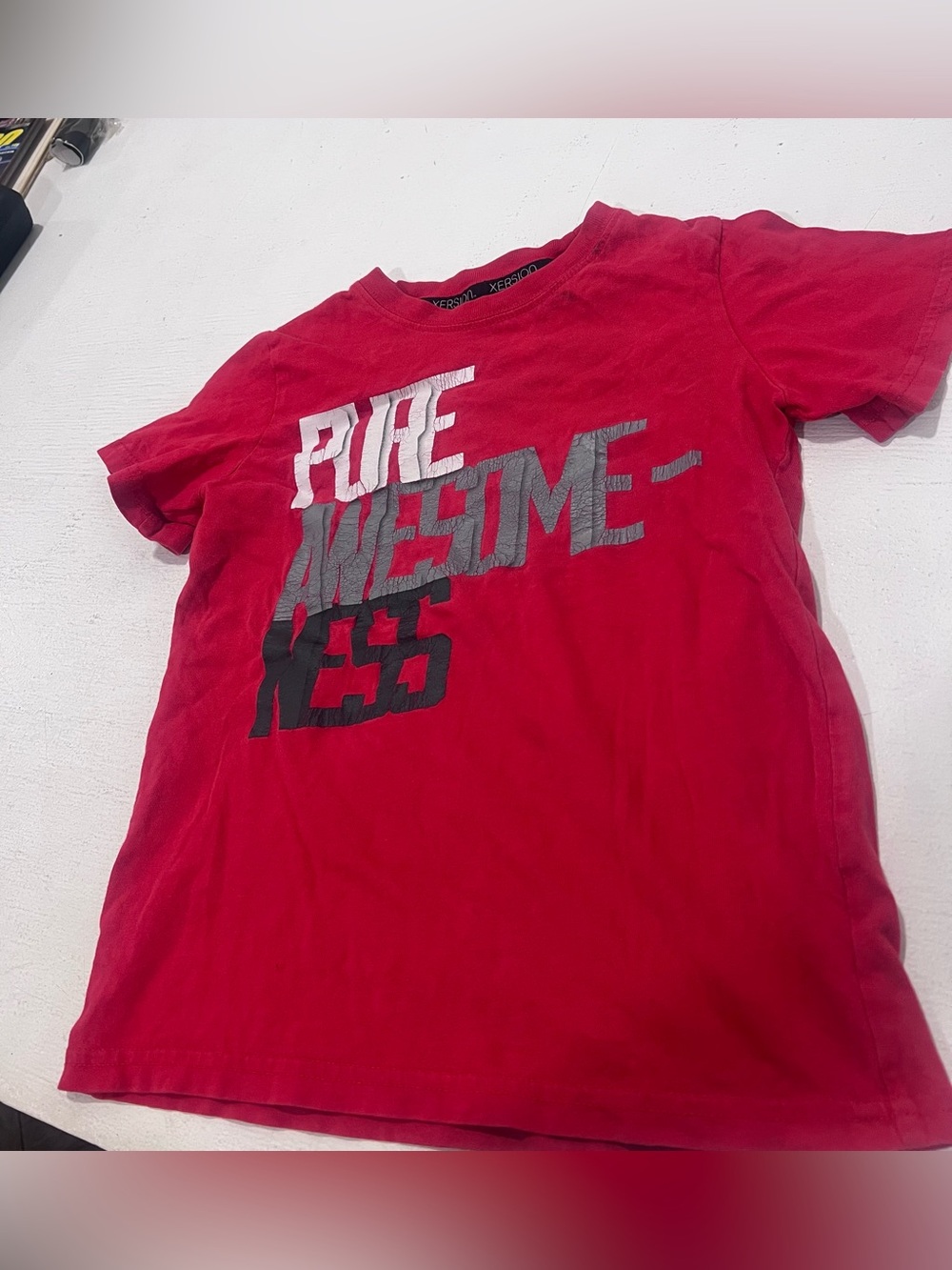 Boys Red T-shirts XERSION Size XL7